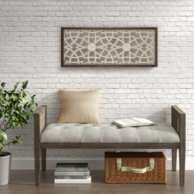 Two-tone Geometric Wall Decor