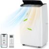 12000 BTU portable air conditioner with heating, smart WiFi enabled air conditioner, fan and dehumidifier, with 24-hour timer