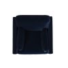 Knox 36" Modern Farmhouse Arm Chair, Dark Navy Blue Performance Velvet