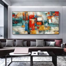 Hand Oil Paintings Wall Art On Canvas Wall Art Decoration Modern Abstract Picture For Home Living Room hallway bedroom luxurious decorative painting (size: 60x120cm)