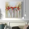 Hand Oil Painting  Painted Square Still Life Floral / Botanical Modern Living Room hallway bedroom luxurious decorative painting